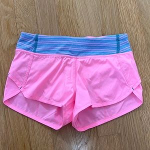 NWOT girls Ivivva pink Shorts, size 7